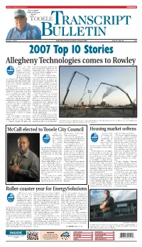Allegheny Technologies Comes to Rowley