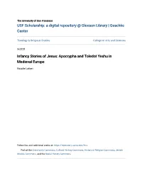 Apocrypha and Toledot Yeshu in Medieval Europe