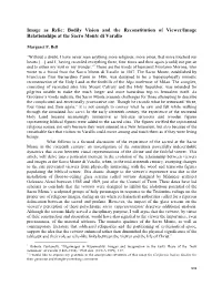 Bodily Vision and the Reconstitution of Viewer/Image Relationships at the Sacro Monte Di Varallo
