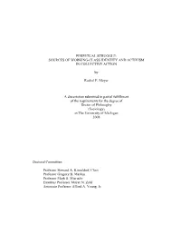 Perpetual Struggle: Sources of Working-Class Identity and Activism in Collective Action