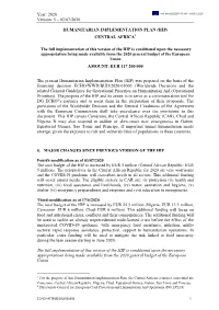 5 – 03/07/2020 Humanitarian Implementation Plan (Hip)