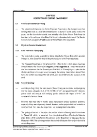 Chapter 5 Description of Existing Environment 5.1