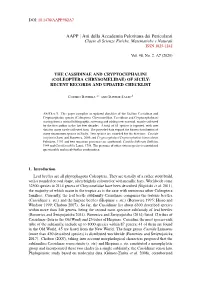 Coleoptera Chrysomelidae) of Sicily: Recent Records and Updated Checklist