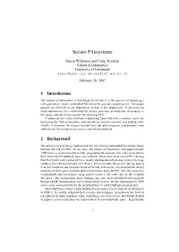 Secure Filesystems