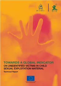 Technical Report: Towards a Global Indicator on Unidentified Victims in Child Sexual Exploitation Material