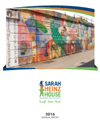 ANNUAL REPORT 2016 ANNUAL REPORT INTRODUCTION a Message from Our Executive Director and Board of Directors