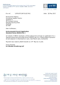 Bramleymoor Lane Application Forms and Supporting Documents