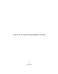 Design of an Antenna Measurement System
