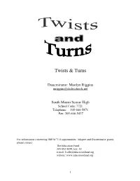 Lesson Plans for Mobius Strip Twists