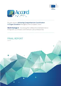 ACCORD WP5 ICU & DTC Collaboration FINAL REPORT