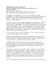 Doomsday Seed Vault” in the Arctic - Bill Gates, Rockefeller and the GMO Giants Know Something We Don’T by F