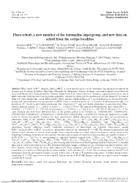 Fluor-Schorl, a New Member of the Tourmaline Supergroup, and New Data on Schorl from the Cotype Localities
