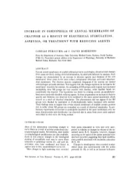 Increase in Osmiophilia of Axonal Membranes of Crayfish As a Result of Electrical Stimulation, Asphyxia, Or Treatment with Reducing Agents