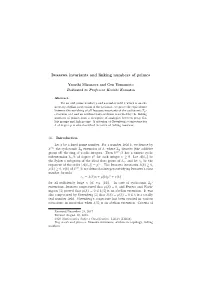 Iwasawa Invariants and Linking Numbers of Primes