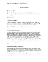 Lecture Notes