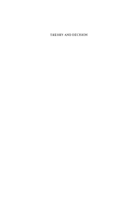 Theory and Decision Theory and Decision Library