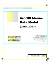 Arcgis Marine Data Model Reference