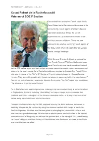 Count Robert De La ROCHEFOUCAULD Obituary