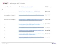 (L3) - Audio/Picture Coding