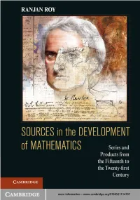 Sources in the Development of Mathematics