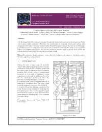 Computer Viruses, Attacks, and Security Methods Muhammad