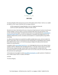 The Climate Registry 2019 Default Emission Factor Document