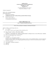 Genocea Biosciences, Inc. (Name of Registrant As Specified in Its Charter)