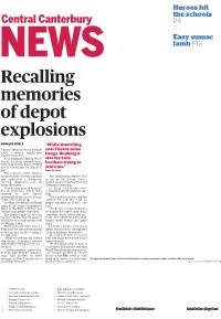 Recalling Memories of Depot Explosions