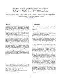 Sibylfs: Formal Specification and Oracle-Based Testing for POSIX and Real-World File Systems