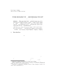 SOME REMARKS on Sn-METRIZABLE SPACES1