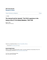 And the 'Stymied' : the POW Experience in the History of the 2