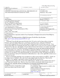 Construction Details and Initial Performance of Two High-Performance Base Sections