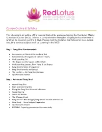 Course Outline & Syllabus