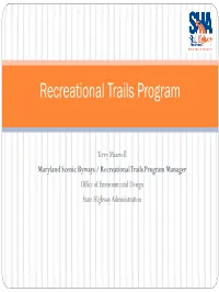 Recreational Trails Program 2015 Trail Summit