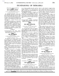 Extensions of Remarks E71 EXTENSIONS of REMARKS