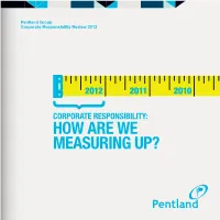 How Are We Measuring Up? CONTENTS