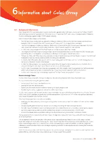 Information About Coles Group
