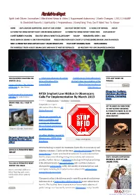 RFID Implant Law Hidden in Obamacare Calls for Implementation by March 2013 | Alternative News Report