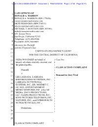 Labrada Class Action Complaint Final