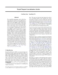Neural Tangent Generalization Attacks