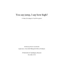 You Say Jump, I Say How High? a Study of Jumping in 2D Platform Games