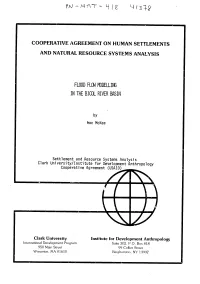 Flood Flow Modelling Inthe Bicol River Basin