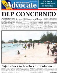 Bajans Flock to Beaches for Kadooment DESPITE Not Having Our Customary Or Partaking in the Procession from the from St