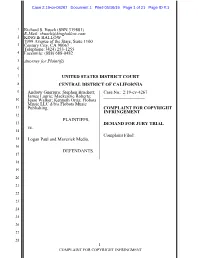 Case 2:19-Cv-04267 Document 1 Filed 05/16/19 Page 1 of 21 Page ID #:1