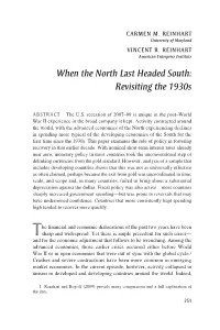 Revisiting the 1930S
