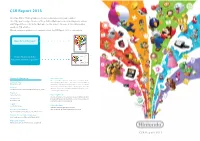 CSR Report 2013