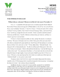 For Immediate Release