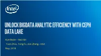 Kyle Bader - Red Hat Yuan Zhou, Yong Fu, Jian Zhang - Intel May, 2018 Agenda