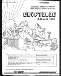 Lbl:E~Ijul!JC11!JI] JUN-AUG 1985
