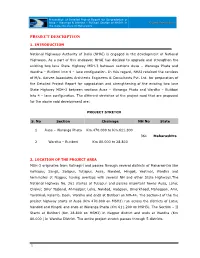 Project Description the State the State of Maharastra